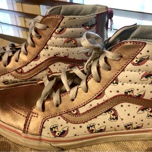 Vans Unicorn Rainbow SK8-HI Zip Skate Shoes, Size 7
